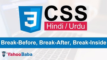 CSS Break-Before  Break-After & Break-Inside Tutorial in Hindi / Urdu