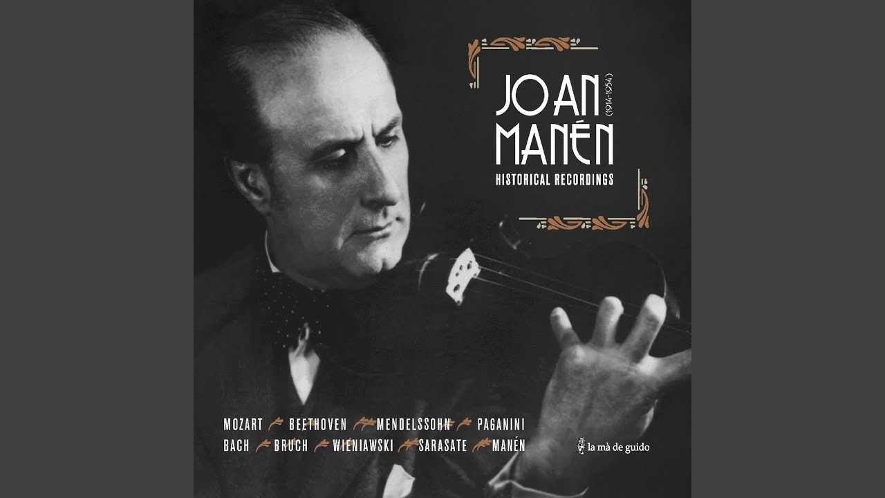 Chanson et Érude Op. A-8 (Live)