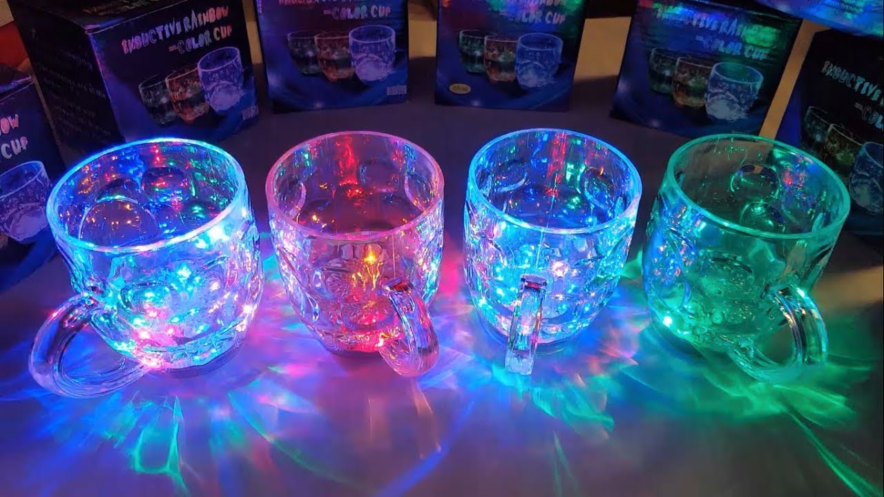 How to Change battery in Inductive lightning LED Cup, Replace Battery