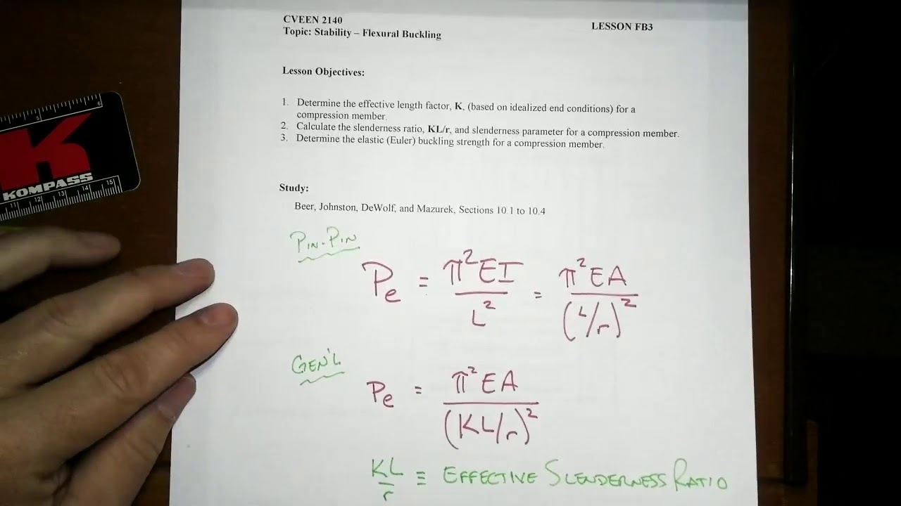 fb3 1 effective slenderness - YouTube
