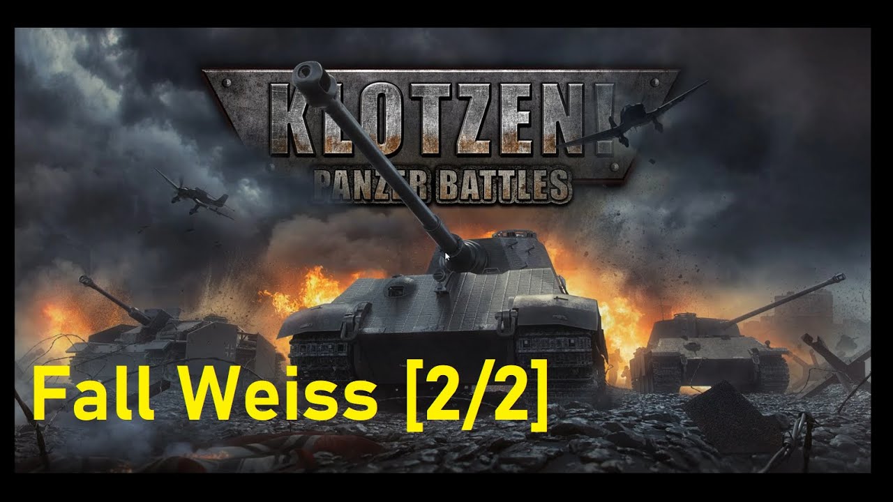Let's play Klotzen Panzer Battles | Fall Weiss 1939 [2/2] | Difficulty 07/10/07