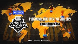 [Arabic] PMCO Middle East Group Stage Day 1  Vivo | Fall Split | PUBG MOBILE CLUB OPEN 2019