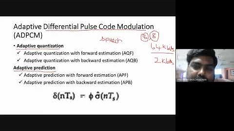 ADAPTIVE DIFFERENTIAL PULSE CODE MODULATION(ADPCM)