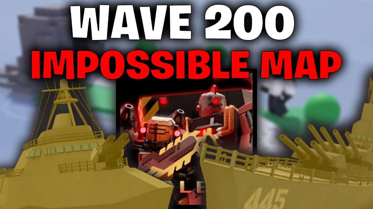 Breaking Endless Mode with 4 Golden Warships - Roblox TDX - YouTube