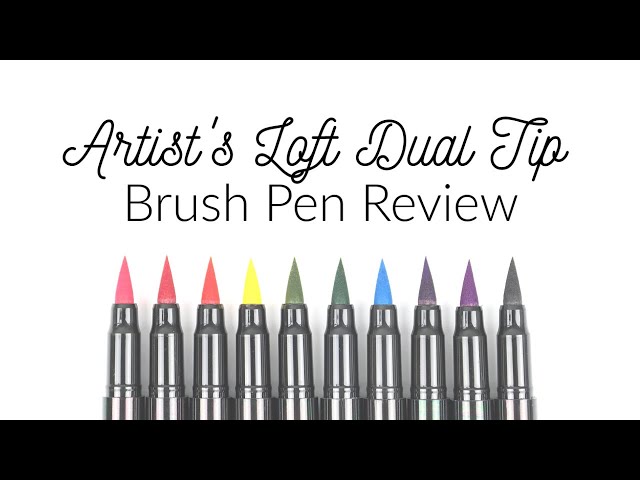 Artist's Loft Watercolor Dual Tip Marker [Review & Guide]