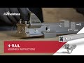 H-RAIL assembly instructions, horizontal rail system – Rothoblaas
