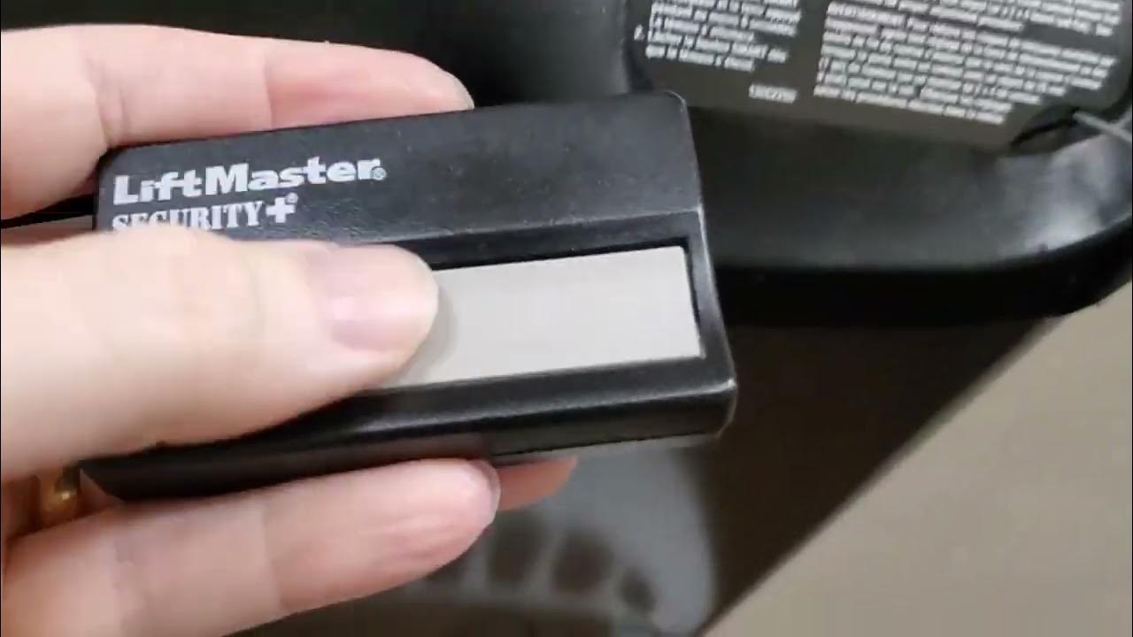 How to Pair a New Garage Door Remote or Clicker YouTube