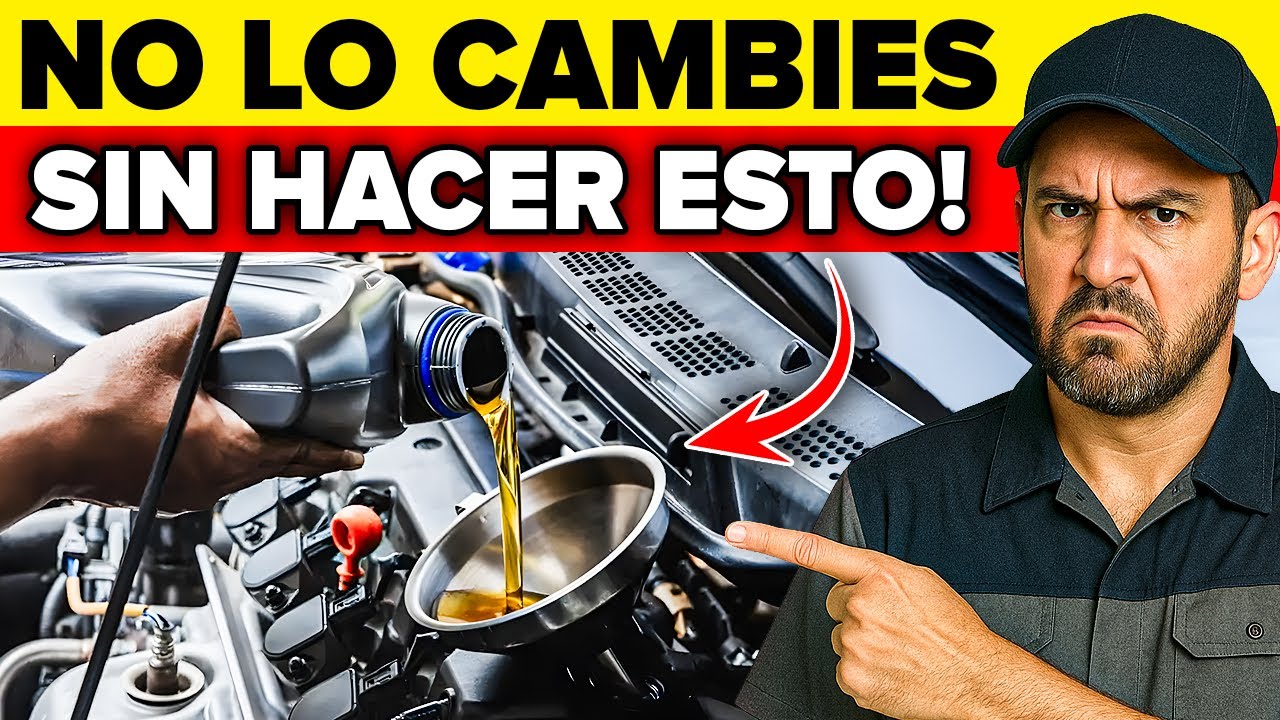 Haz ESTO antes de cambiar el ACEITE y tu MOTOR durará PARA SIEMPRE!! +1.000.000 KMS