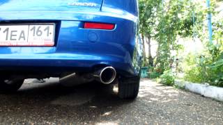 Lancer X 1.5. Прямоточная система MG-Race.