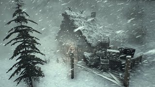 Arctic Night Vigil: Storm Winds & Heavy Snowfall for Relaxation screenshot 5