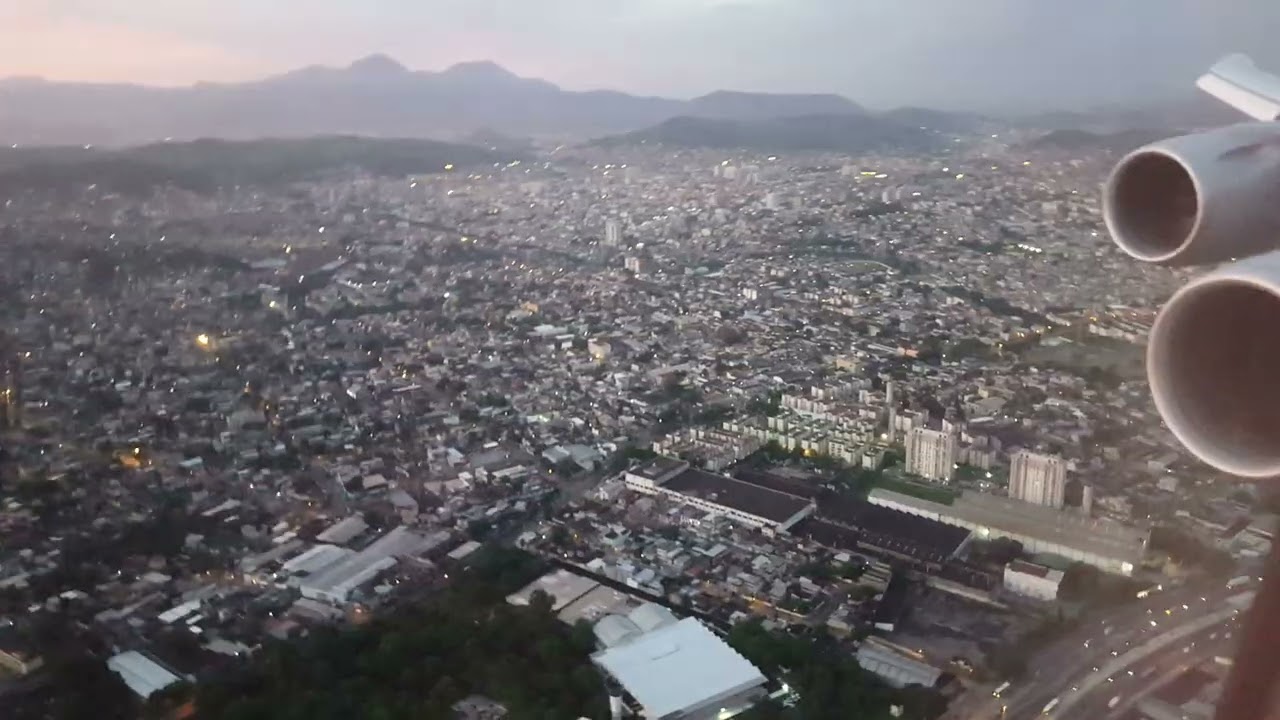 Stunning Morning Landing in RioDeJaneiro #riodejaneiro #Brazil #Aviation #TravelVlog #aviationlove
