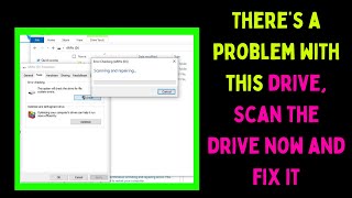 How to Fix There’s a problem with this drive, Scan the drive now and fix it Error on Windows 11