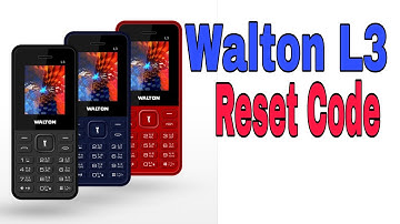 Walton L3 Reset Code Password 100% Working 2020