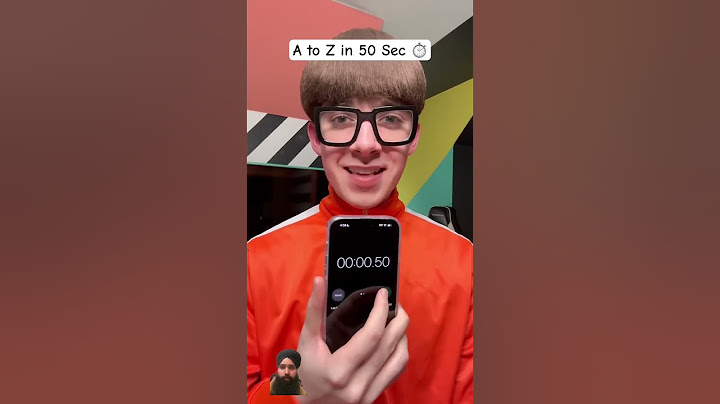 A to Z in 50 Second Timer #timer #seconds