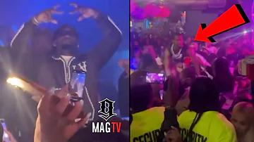 Offset Jumps In Crowd To Bang On Dude After Getting Money Thrown In His Face! 🥊