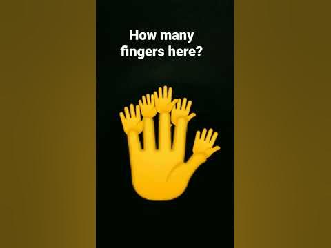 how many fingers here - YouTube