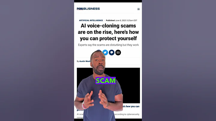 Alert: New AI Ransom Scam Using Loved Ones' Voices. #ai #shorts#scam #news