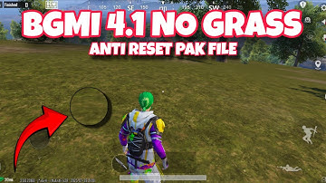 BGMI 4.1 NO GRASS CONFIG | BGMI 4.1 NO GRASS PAK | BGMI 4.1 NO GRASS OBB | NO GRASS 4.1 BGMI 
