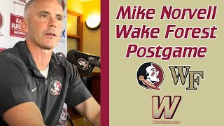 FSU Football | Mike Norvell Wake Forest Postgame Interview | Norvell on 41-16 Win | Warchant TV #FSU