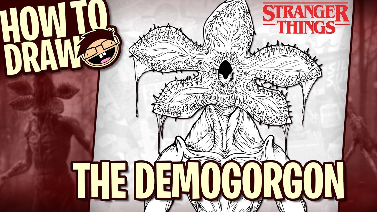 How To Draw The Demogorgon Stranger Things Narrated Easy Step