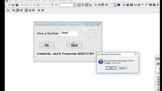 Odd and Even Number Checker in Visual FoxPro