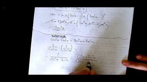 sec^2x csc^2x=sec^2x+csc^2x Verifying Trigonometric Identities, How to Verify Trig Identities