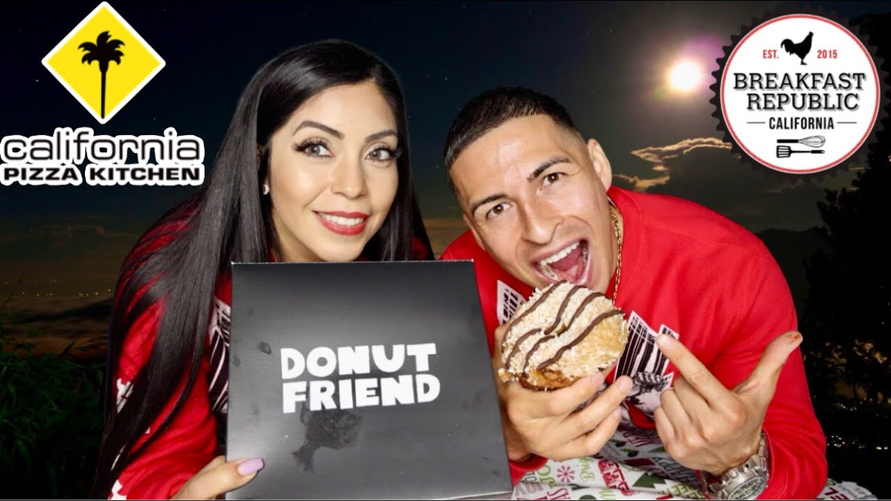 Epic Cheat Day #5 | EATING Breakfast Republic Pancakes | California Pizza Kitchen & Donut Friend