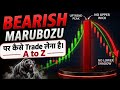 Bearish Marubozu Candlestick Pattern Technical Analysis | Stock Market Trading Zone By Prakash