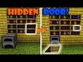 Minecraft Hidden Chiseled Bookshelf Door | Bedrock Redstone Tutorial