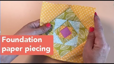Foundation Paper Piecing