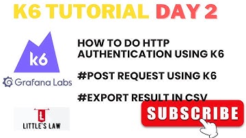 How to Test Post request using K6 Performance Test tool #littleslaw #postrequest #k6