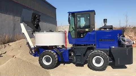 AS-1.2 self loading concrete mixer with simple operation