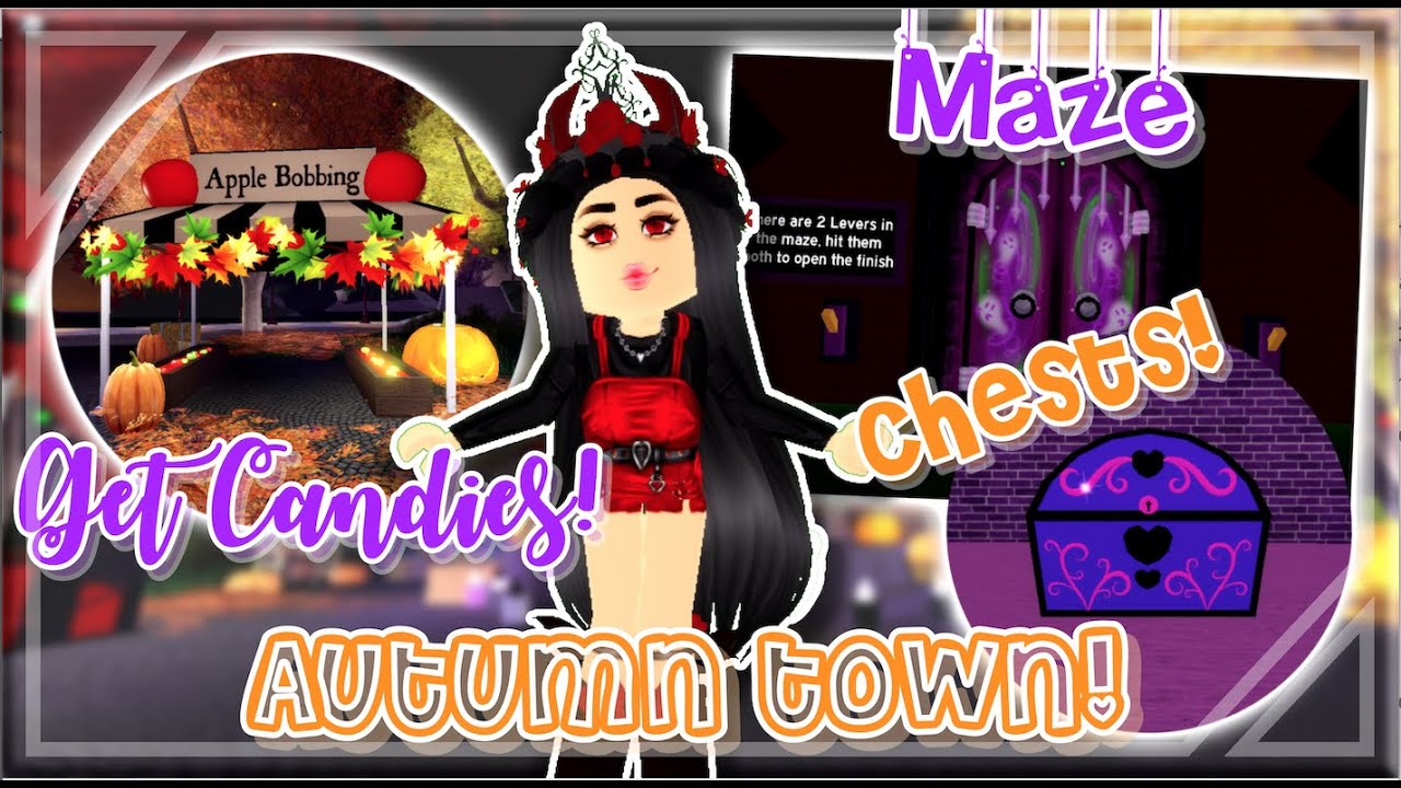 New Free Accessory 2020 Maze Chests Autumn Town Is Back Candies Royale High Update Youtube - how to get the pumpkin contest 2018 badge tip trick roblox royale high royalloween