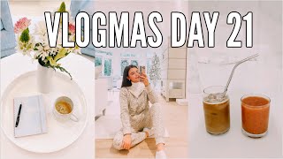 VLOGMAS DAY 21 | winter morning routine