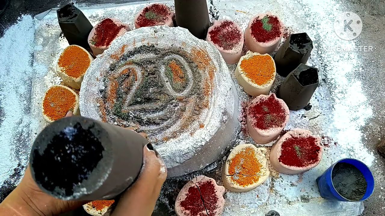 Multi colourrd cement crumble dry 🤤💯