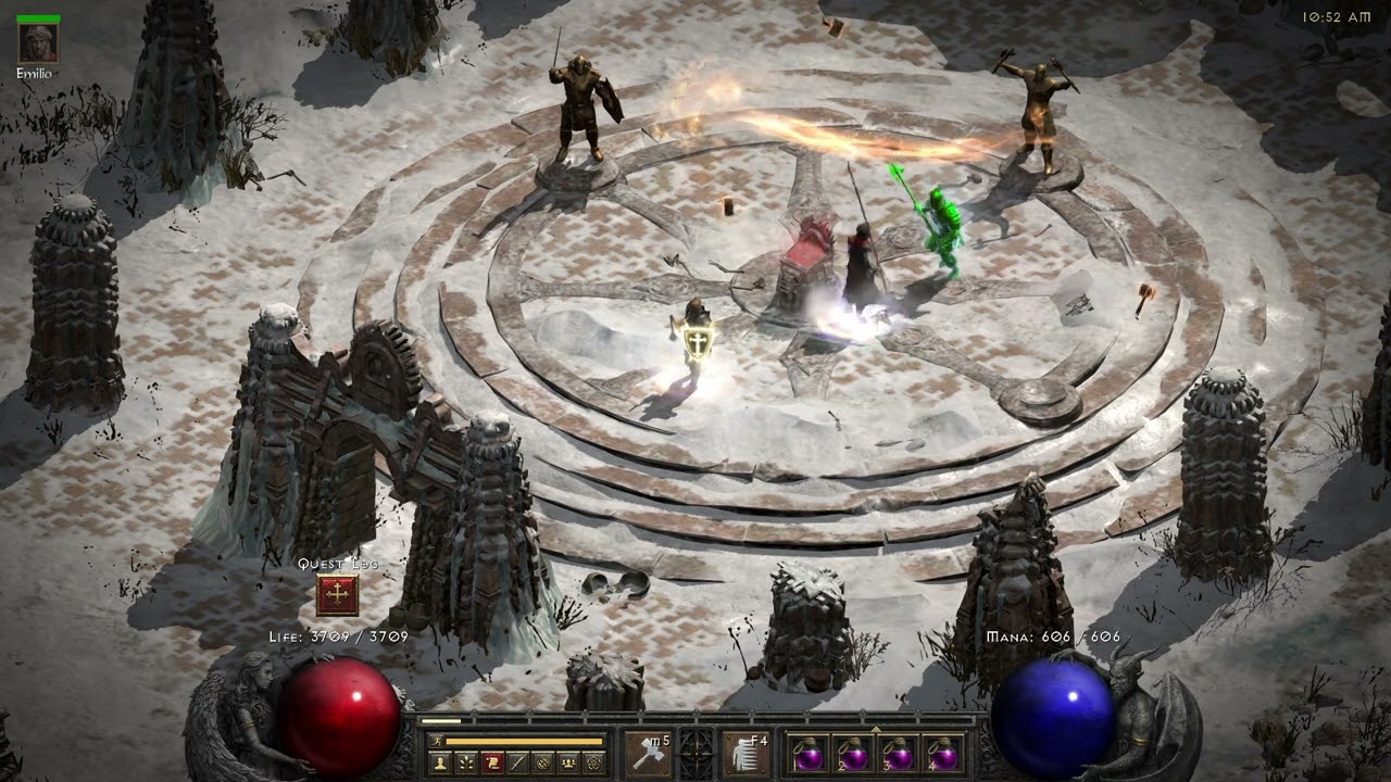 Diablo II Resurrected (D2R) Hell Ancients Experience at Level 98