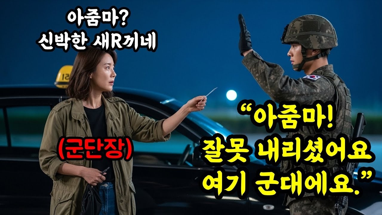 아줌마 돌아가세요' 사복 입은 군단장 몰라본 일병   며칠뒤 부대가 발칵 뒤집혔습니다