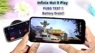 Infinix Hot 9 Play PUBG Test - Battery Drain & 6000Mah Battery!!