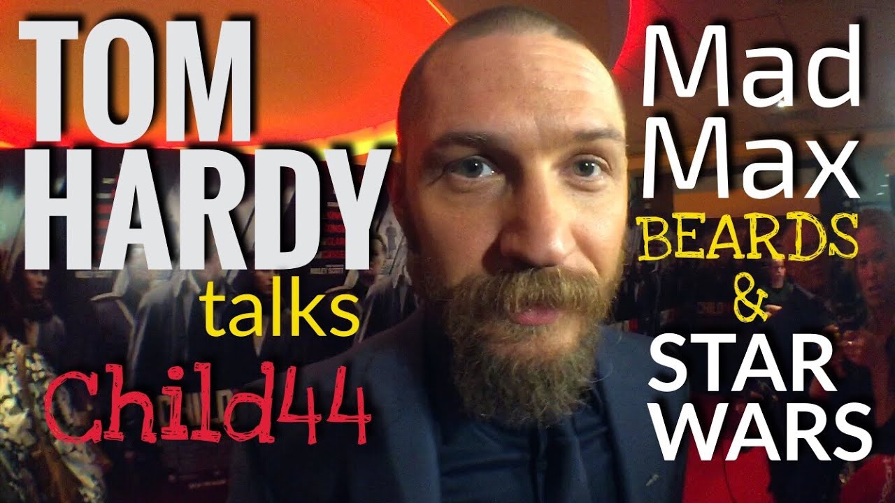Check out TOM HARDY and his scary HUGE BEARD! - interview about MAD MAX and STAR WARS