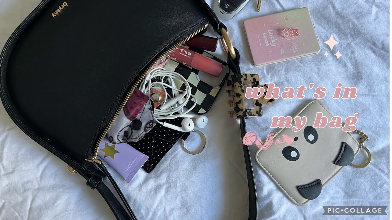 what's in my bag  | daily essentials 🎀 | aesthetic