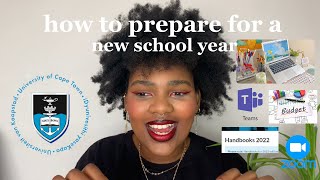 How to prepare for a new school year | South African Youtuber