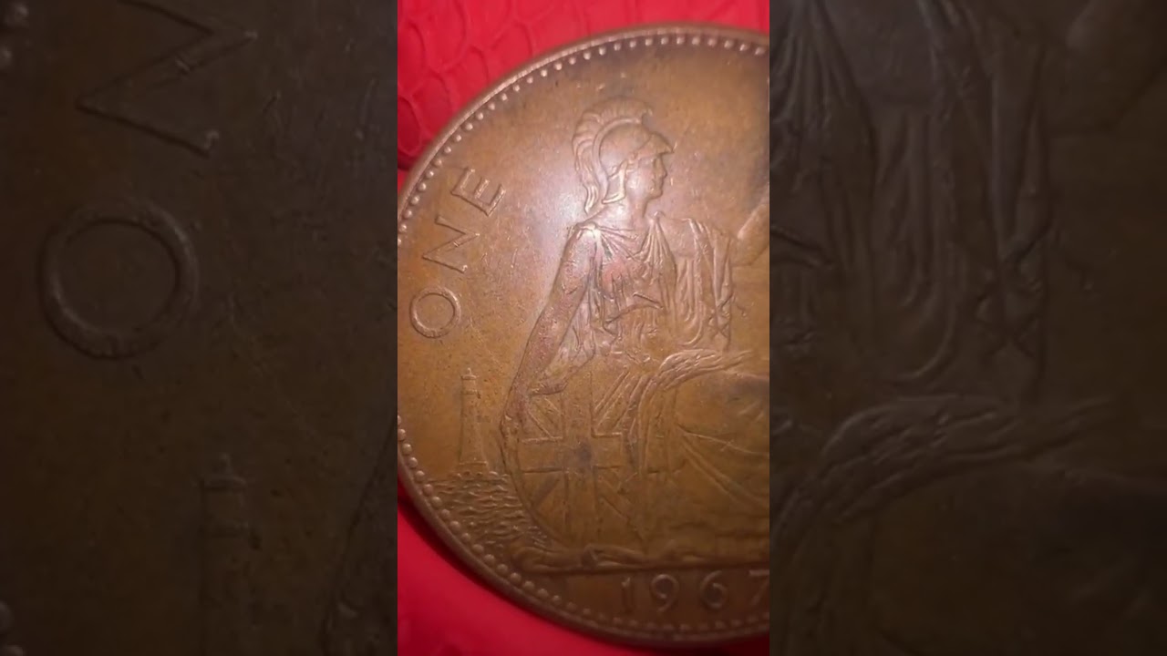 Rare 1967 One Penny Coin with remarkable mint error and highly valued by collectors kindly subscribe