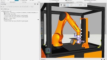 KUKA SimPro 3.0 -  Robot program Take Cube