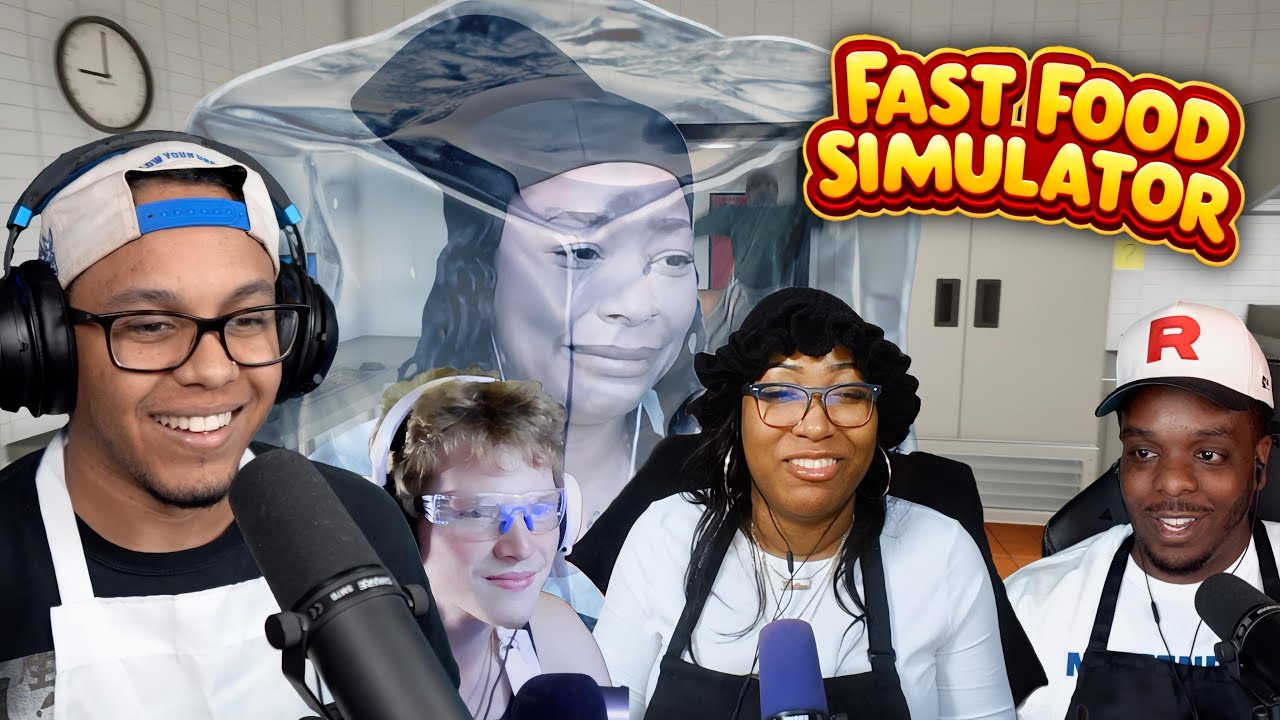 He Locked The Manager In The Freezer! - FAST FOOD SIMULATOR 