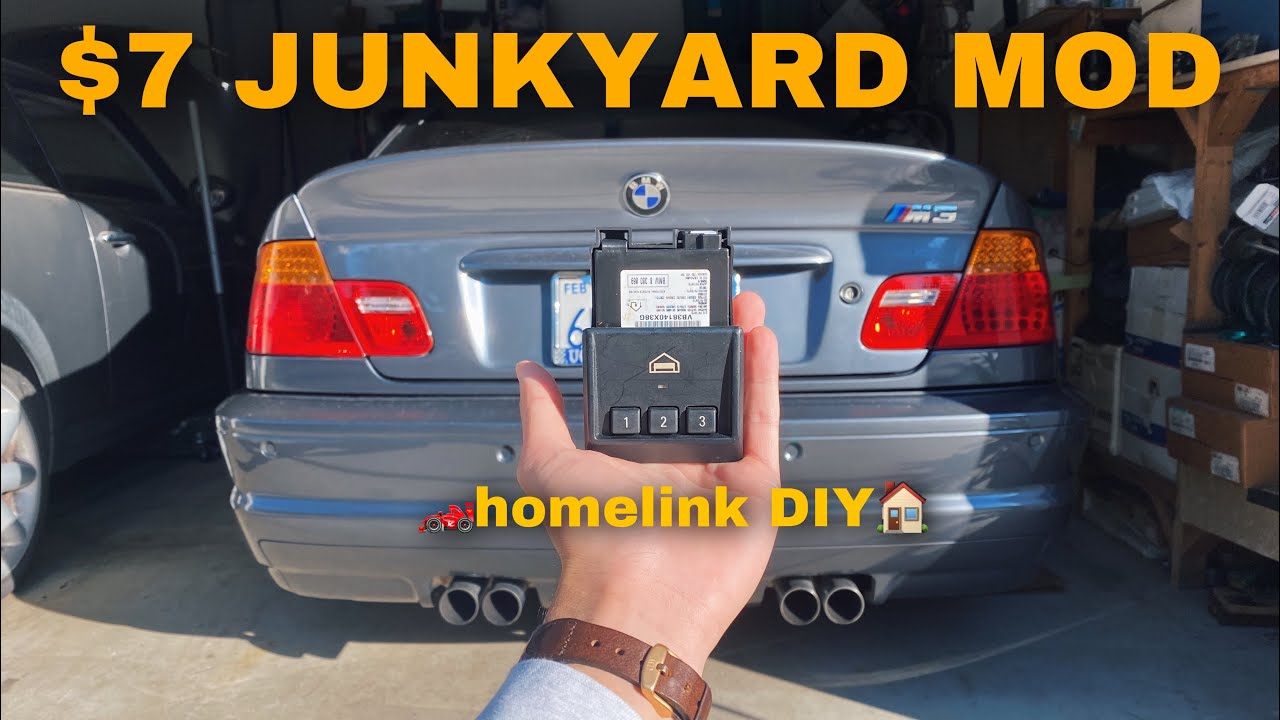 BMW Homelink Install and Programming DIY (E46 M3) YouTube