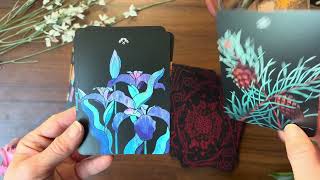 BOTANICA: FULL BLOOM TAROT (and oracle) WALK THROUGH (with pairings) 🌸🪻🌷 screenshot 2