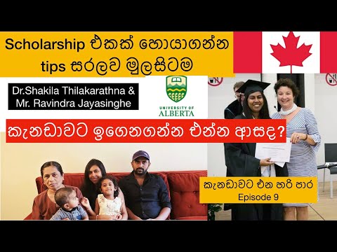 කැනඩාවට-scholarship-එකක්-හොයාගන්න-tips-සරලව-මුලසිටම-|කැනඩාවට-එන-හරි-පාර-episode-9