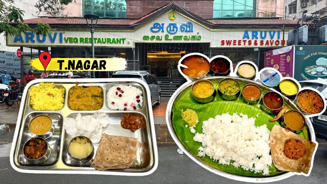உயர்ந்த தரத்தில் அளவில்லா சைவ சாப்பாடு Aruvi Veg Restaurant | Family Veg Restaurant for Lunch