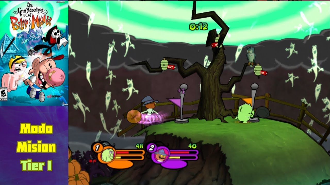 Las sombrías aventuras de Billy y Mandy (PS2) (Español) (100%) - Modo Mision - Tier 1