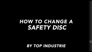 How to change a safety disk by Top Industrie